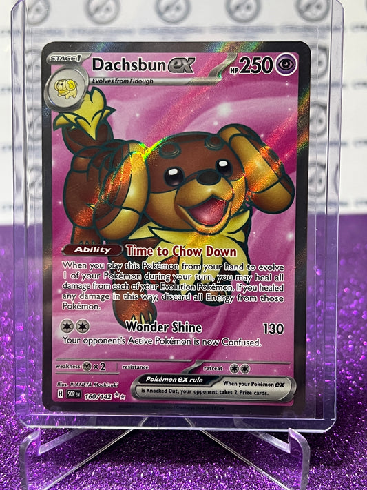 2024 SCARLET & VIOLET STELLAR CROWN POKEMON CARD DACHSBUN  EX # 160/142