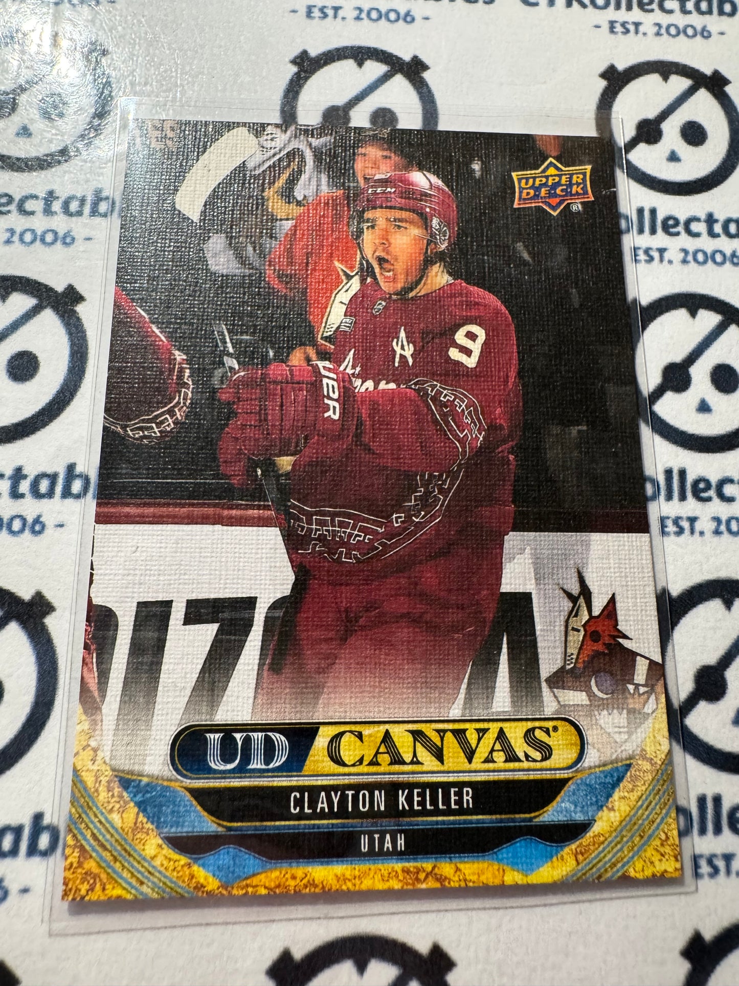 2024-25 Upper Deck Hockey Clayton Keller UD CANVAS #C-58 UTAH