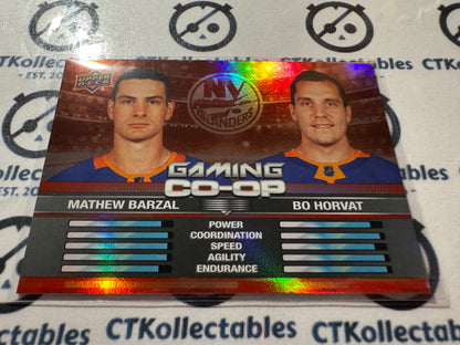 2024-25 Upper Deck Hockey Barzal/Horvat Gaming CO-OP #CGO-21 Islanders
