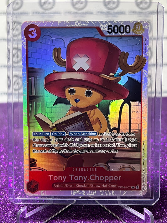 2024 ONE PIECE TONY TONY.CHOPPER # OP08-007 SR TWO LEGENDS CARD