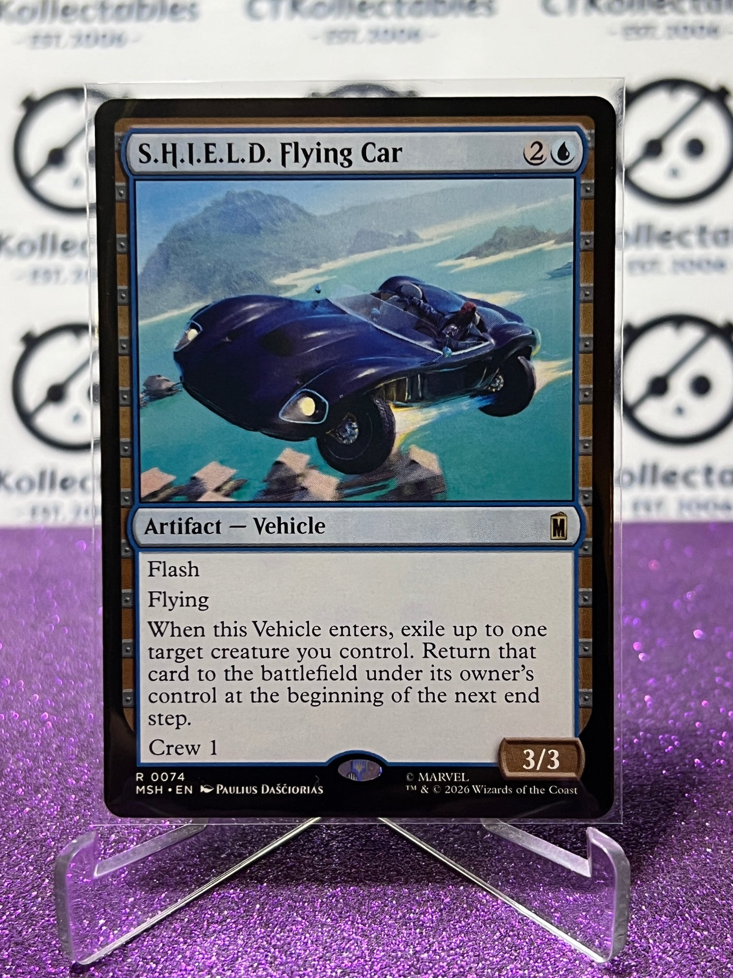 2026 MAGIC THE GATHERING / MARVEL SUPER HEROES S.H.I.E.L.D. FLYING CAR # R 0074 NON-FOIL CARD