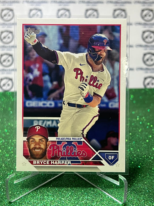 2023 TOPPS BRYCE HARPER # 3 PHILADELPHIA PHILLIES BASEBALL CARD