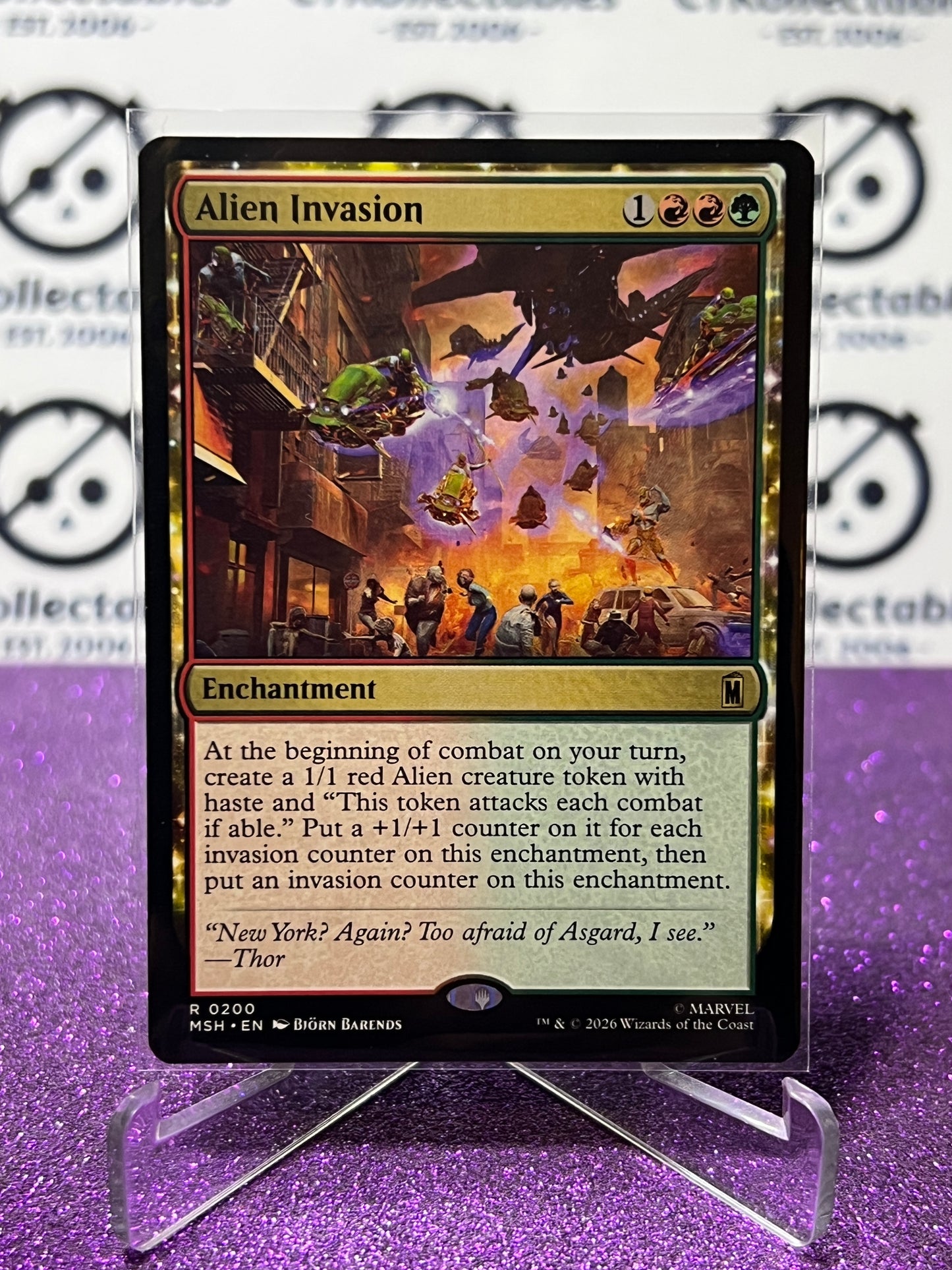 2026 MAGIC THE GATHERING / MARVEL SUPER HEROES ALIEN INVASION # R 0200 NON-FOIL CARD