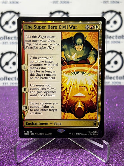2026 MAGIC THE GATHERING / MARVEL SUPER HEROES THE SUPER HERO CIVIL WAR # R 0231 NON-FOIL CARD