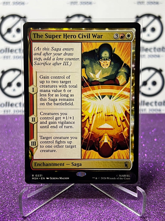 2026 MAGIC THE GATHERING / MARVEL SUPER HEROES THE SUPER HERO CIVIL WAR # R 0231 NON-FOIL CARD