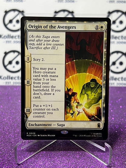 2026 MAGIC THE GATHERING / MARVEL SUPER HEROES  ORIGIN OF THE AVENGERS # R 0028 NON-FOIL CARD