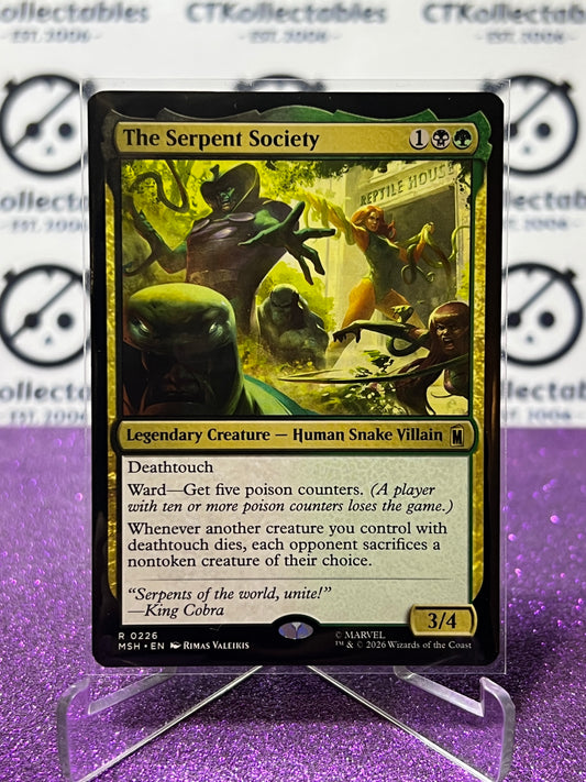 2026 MAGIC THE GATHERING / MARVEL SUPER HEROES THE SERPENT SOCIETY # R 0226 NON-FOIL TCG  CARD