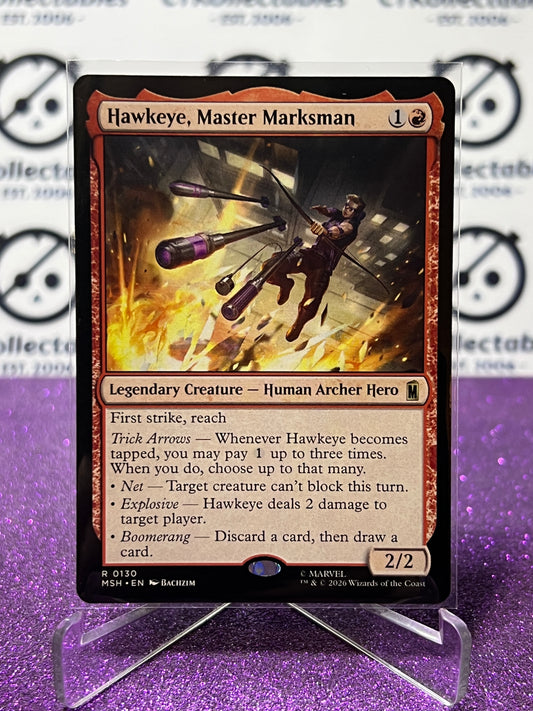 2026 MAGIC THE GATHERING / MARVEL SUPER HEROES HAWKEYE, MASTER MARKSMAN # R 0130 NON-FOIL TCG  CARD