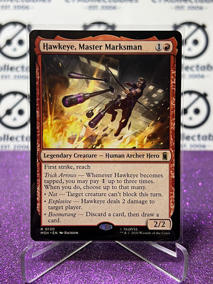 2026 MAGIC THE GATHERING / MARVEL SUPER HEROES HAWKEYE, MASTER MARKSMAN # R 0130 NON-FOIL TCG  CARD