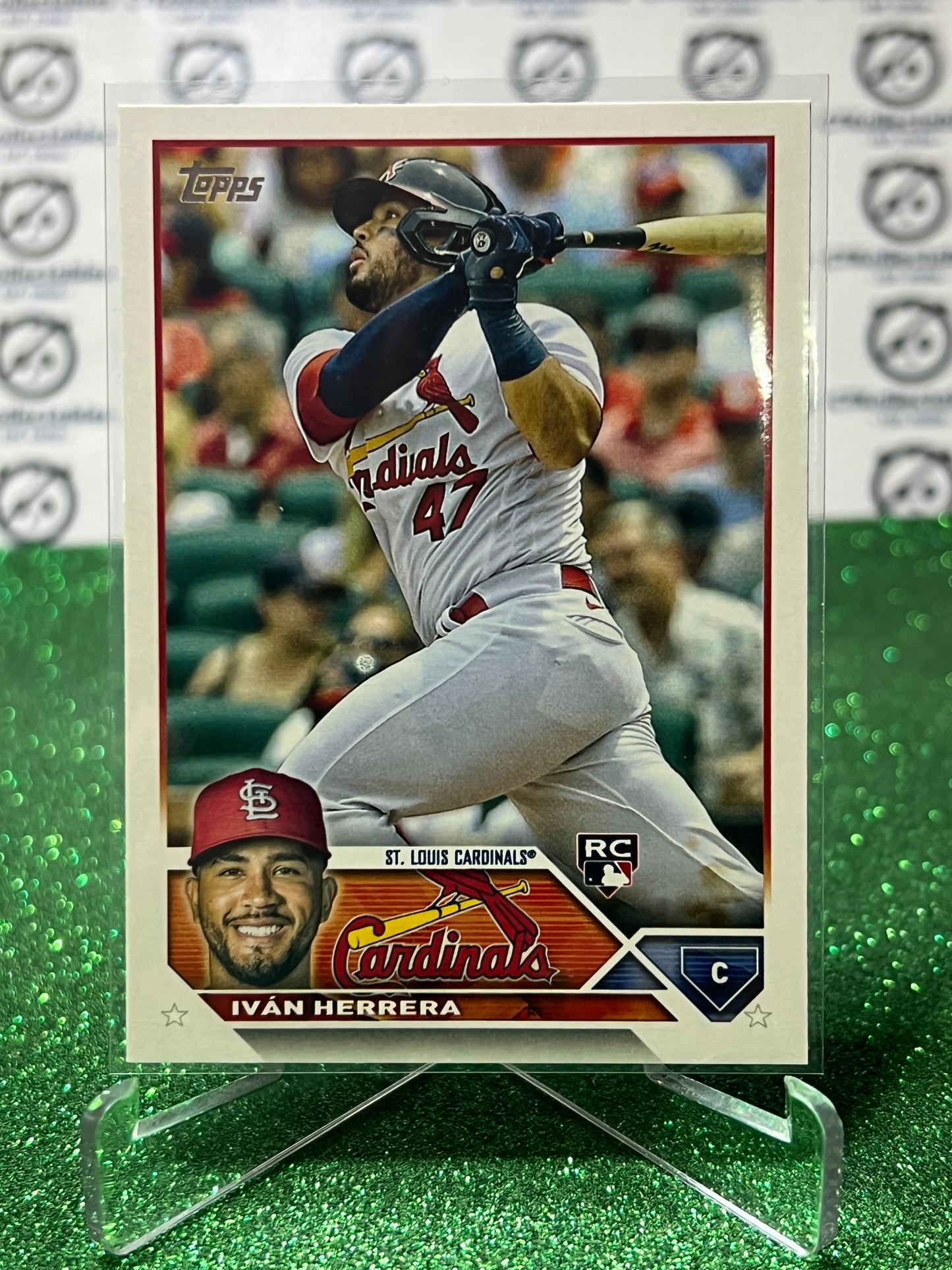 2023 TOPPS IVAN HERRERA # 58 ROOKIE ST. LOUIS CARDINALS BASEBALL CARD