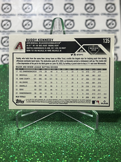 2023 TOPPS BUDDY KENNEDY # 135 ROOKIE ARIZONA DIAMONDBACKS BASEBALL CARD