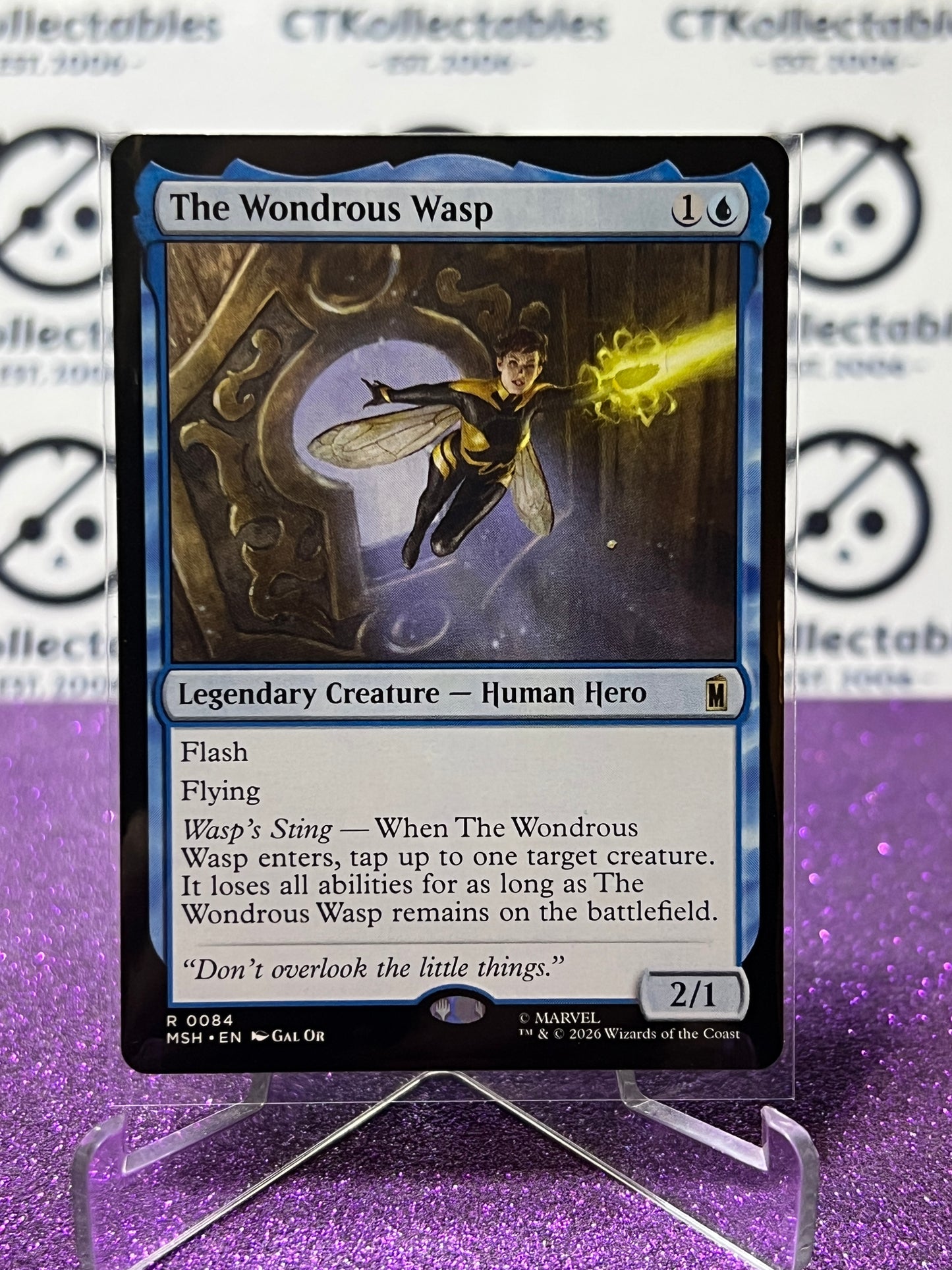 2026 MAGIC THE GATHERING / MARVEL SUPER HEROES THE WONDROUS WASP # R 0084 NON-FOIL TCG  CARD