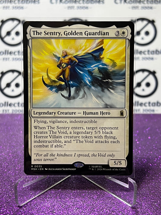 2026 MAGIC THE GATHERING / MARVEL SUPER HEROES THE SENTRY, GOLDEN GUARDIAN # R 0035 NON-FOIL TCG  CARD