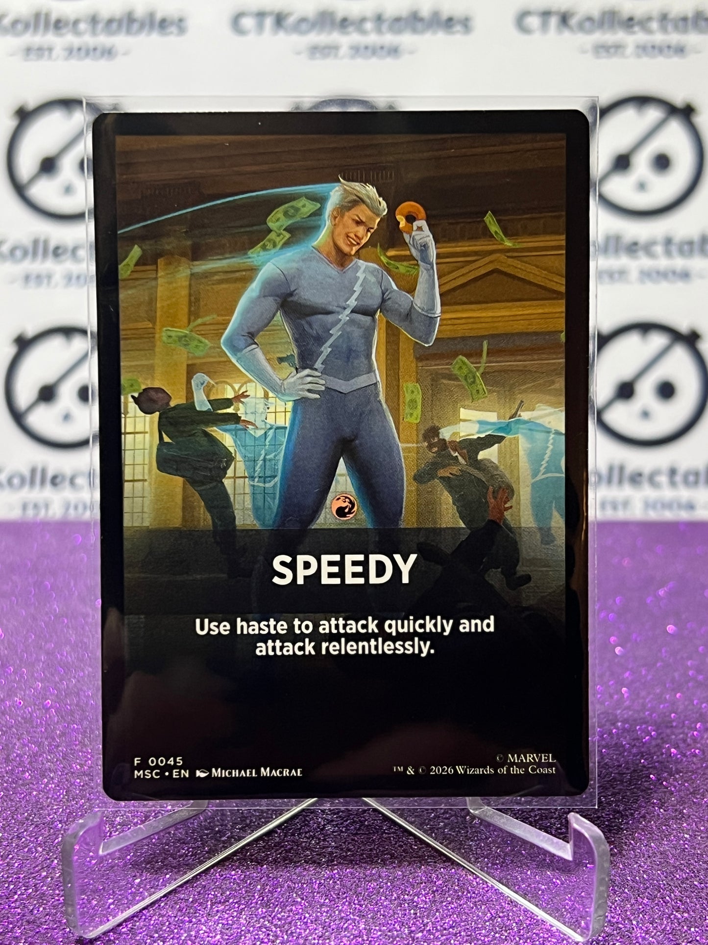 2026 MAGIC THE GATHERING / MARVEL SUPER HEROES SPEEDY # F 0045 JUMPSTART NON-FOIL TCG  CARD