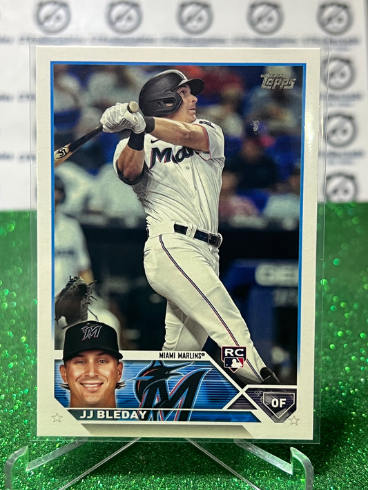 2023 TOPPS JJ BLEDAY # 205 ROOKIE MIAMI MARLINS BASEBALL CARD