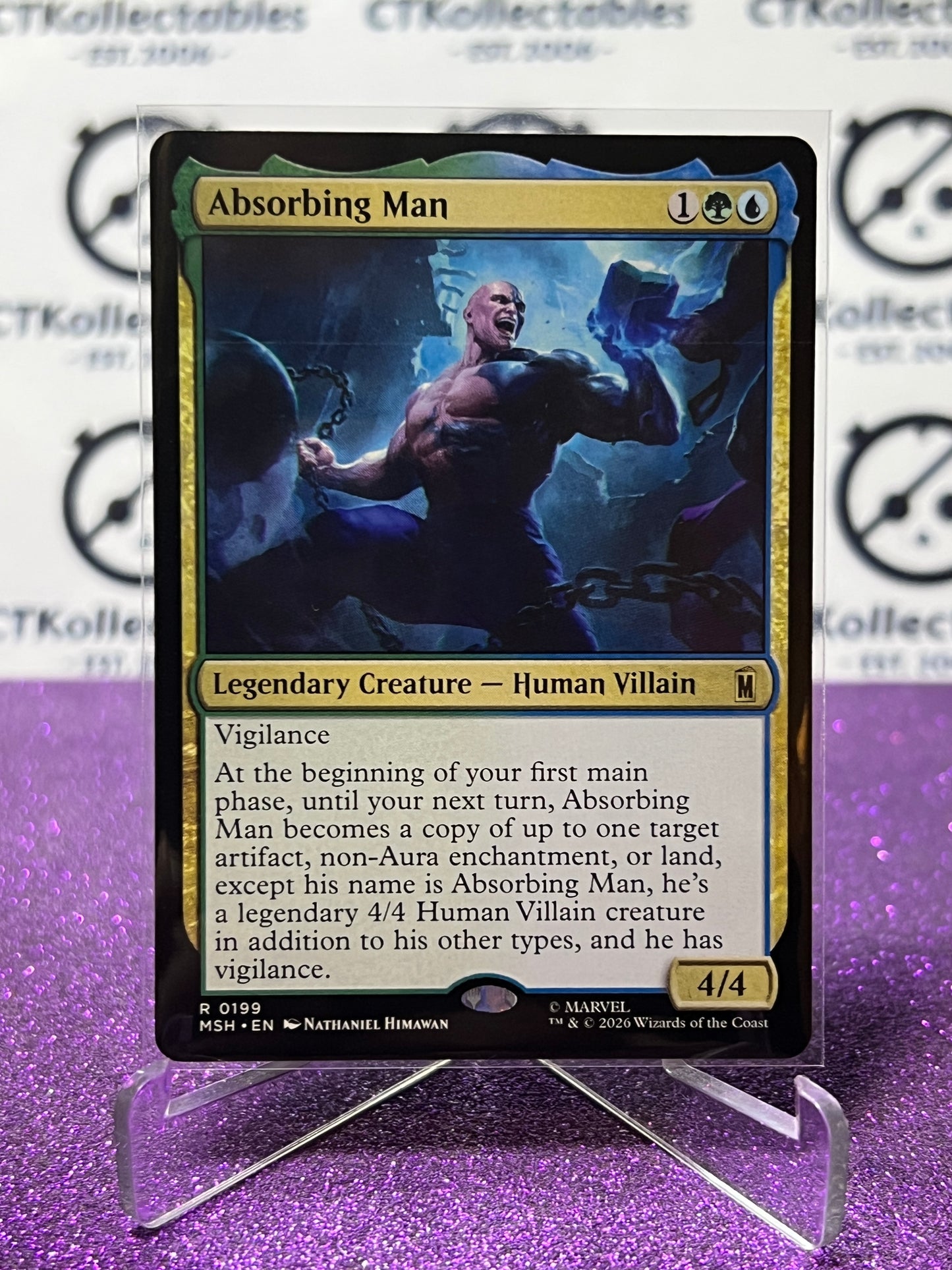 2026 MAGIC THE GATHERING / MARVEL SUPER HEROES ABSORBING MAN # R 0199 NON-FOIL TCG  CARD