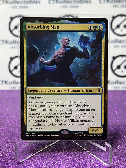 2026 MAGIC THE GATHERING / MARVEL SUPER HEROES ABSORBING MAN # R 0199 NON-FOIL TCG  CARD