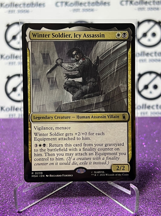 2026 MAGIC THE GATHERING / MARVEL SUPER HEROES WINTER SOLDIER, ICY ASSASSIN # R 0239 NON-FOIL TCG  CARD