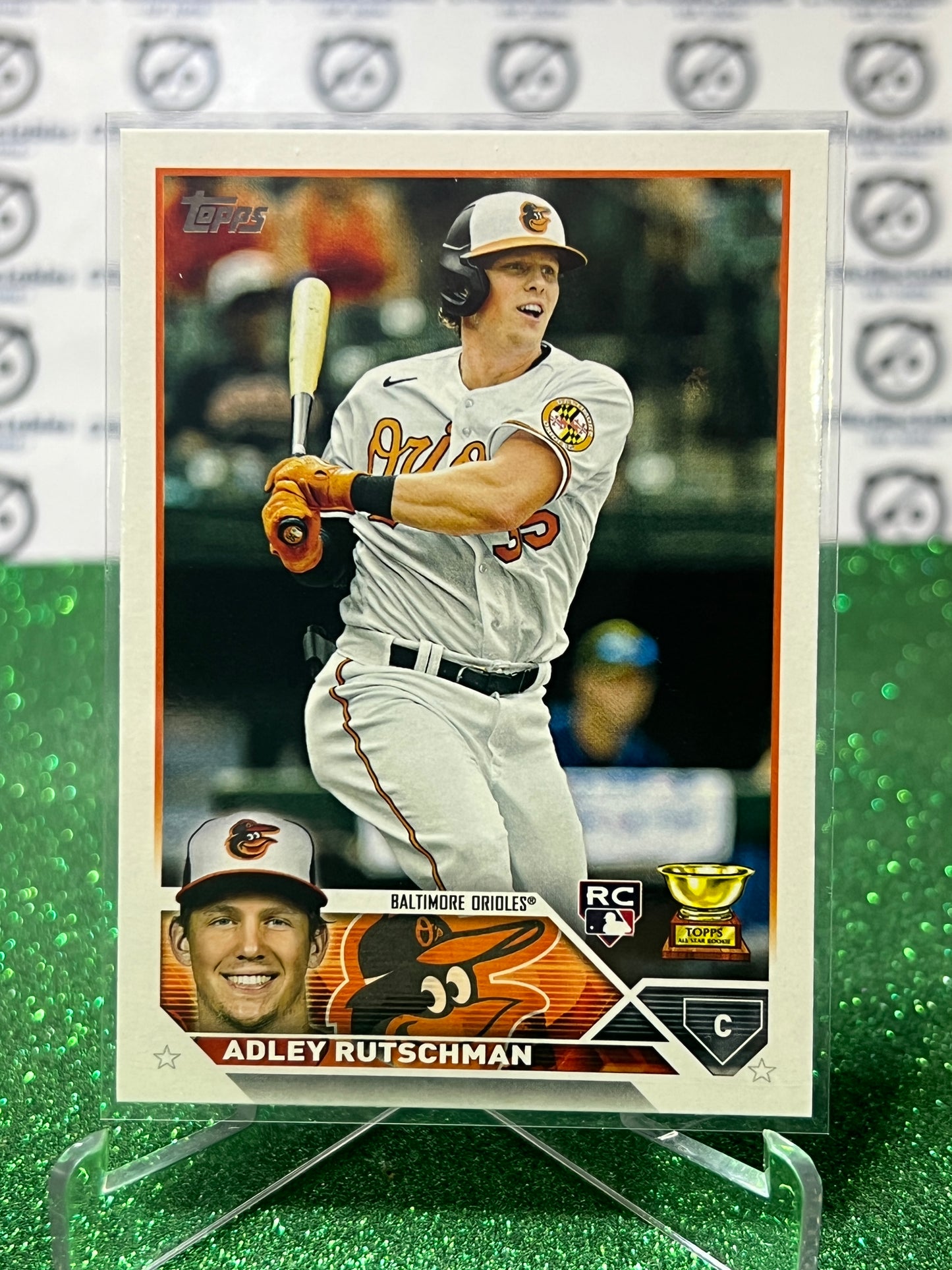 2023 TOPPS ADLEY RUTSCHMAN # 250 ROOKIE BALTIMORE ORIOLES BASEBALL CARD