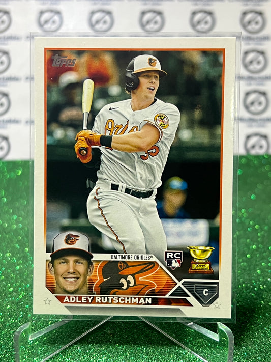 2023 TOPPS ADLEY RUTSCHMAN # 250 ROOKIE BALTIMORE ORIOLES BASEBALL CARD