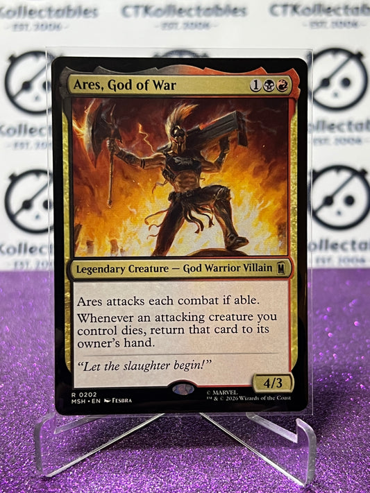 2026 MAGIC THE GATHERING / MARVEL SUPER HEROES ARES, GOD OF WAR # R 0202 NON-FOIL TCG  CARD