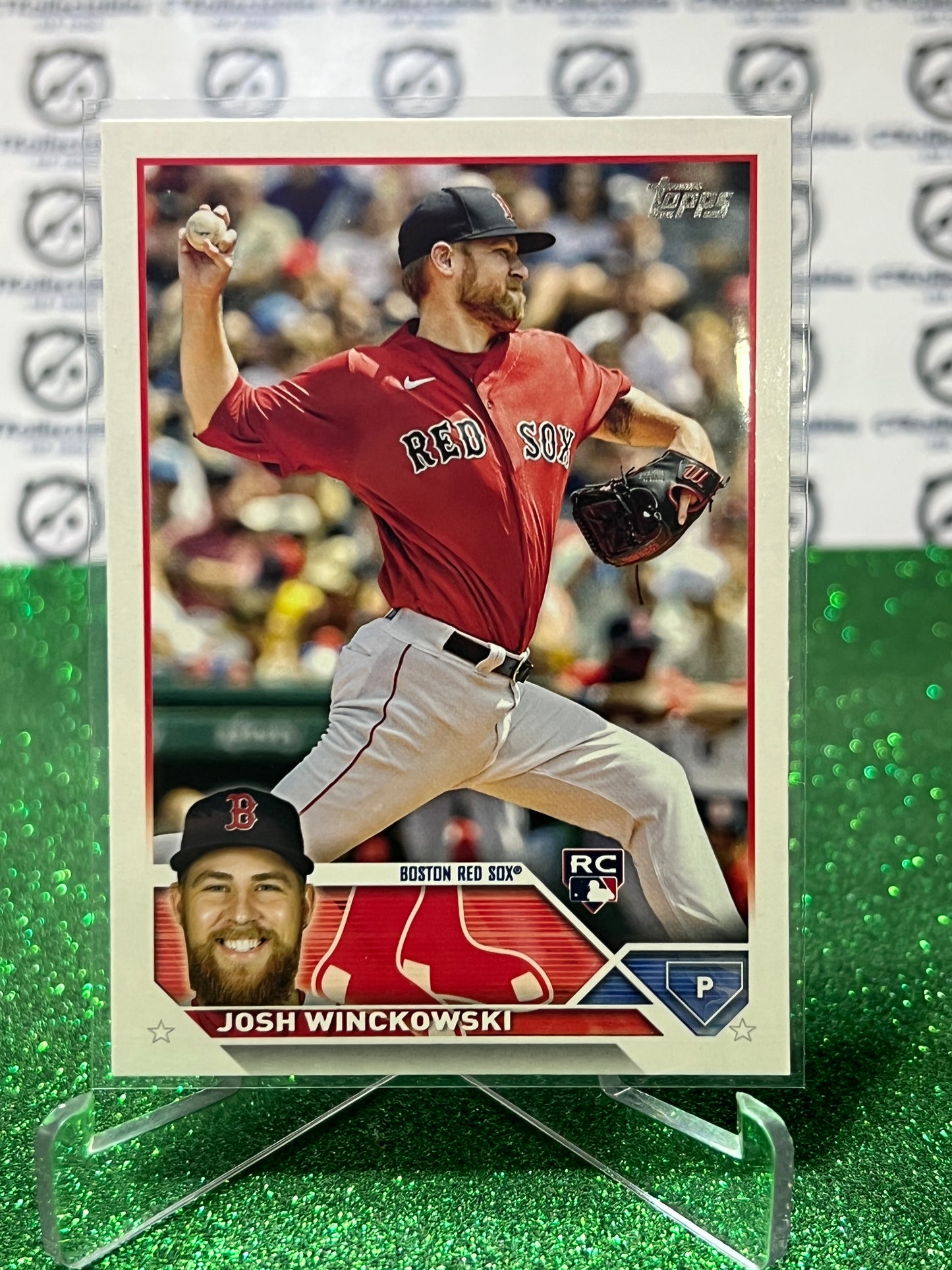 2023 TOPPS JOSH WINCKOWSKI # 76 ROOKIE BOSTON RED SOX BASEBALL CARD