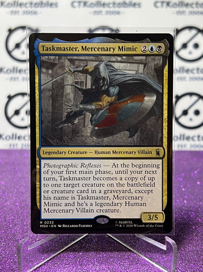 2026 MAGIC THE GATHERING / MARVEL SUPER HEROES TASKMASTER, MERCENARY MIMIC # R 0232 NON-FOIL TCG  CARD