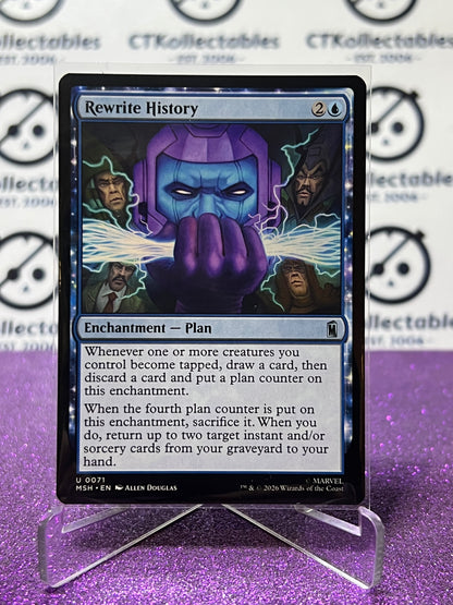 2026 MAGIC THE GATHERING / MARVEL SUPER HEROES REWRITE HISTORY # U 0071 NON-FOIL TCG  CARD