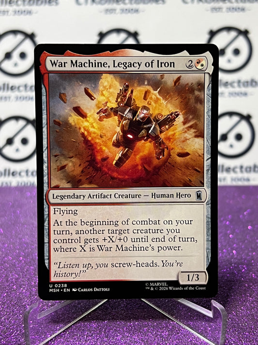 2026 MAGIC THE GATHERING / MARVEL SUPER HEROES WAR MACHINE, LEGACY OF IRON # U 0238 NON-FOIL TCG  CARD