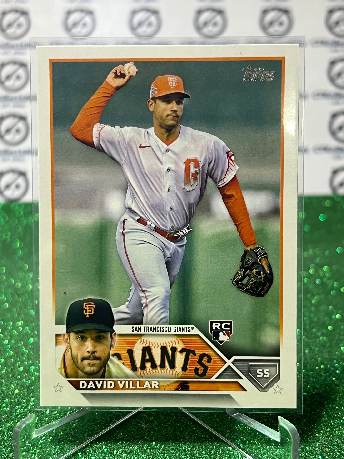 2023 TOPPS DAVID VILLAR # 277 ROOKIE SAN FRANCISCO GIANTS BASEBALL CARD