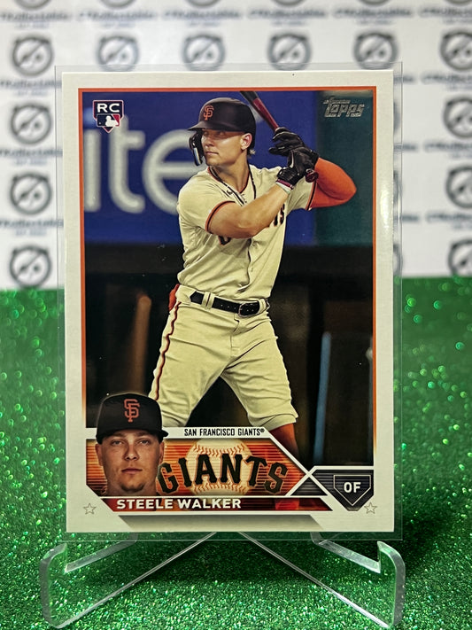 2023 TOPPS STEELE WALKER # 264 ROOKIE SAN FRANCISCO GIANTS BASEBALL CARD