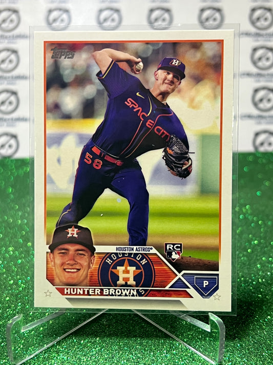 2023 TOPPS HUNTER BROWN # 111 ROOKIE HOUSTON ASTROS BASEBALL CARD