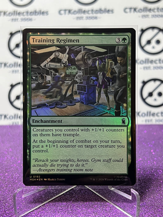 2026 MAGIC THE GATHERING / MARVEL SUPER HEROES TRAINING REGIMEN # U 0192 FOIL TCG  CARD