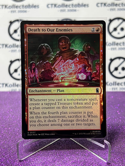 2026 MAGIC THE GATHERING / MARVEL SUPER HEROES DEATH TO OUR ENEMIES # U 0127 FOIL TCG  CARD