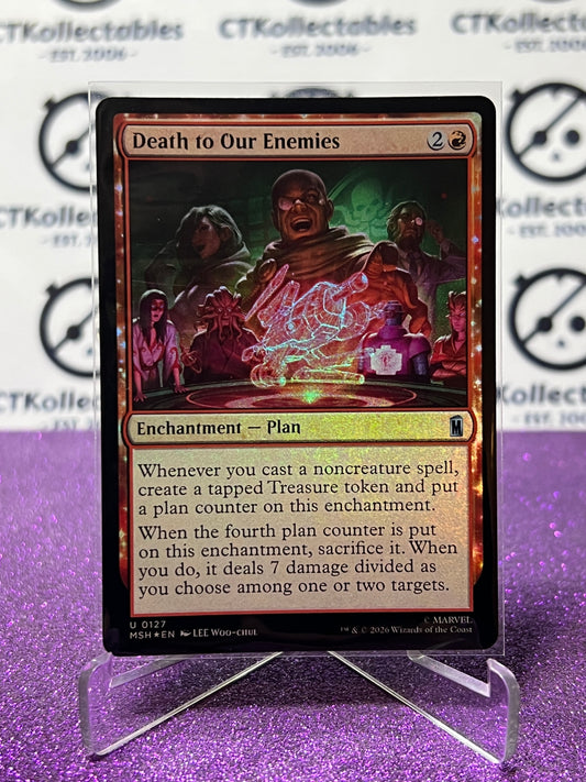 2026 MAGIC THE GATHERING / MARVEL SUPER HEROES DEATH TO OUR ENEMIES # U 0127 FOIL TCG  CARD