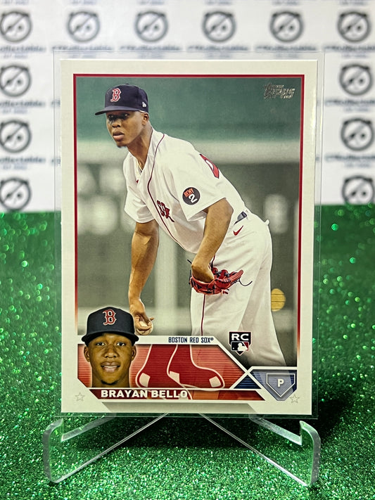 2023 TOPPS BRAYAN BELLO # 185 ROOKIE BOSTON RED SOX BASEBALL CARD