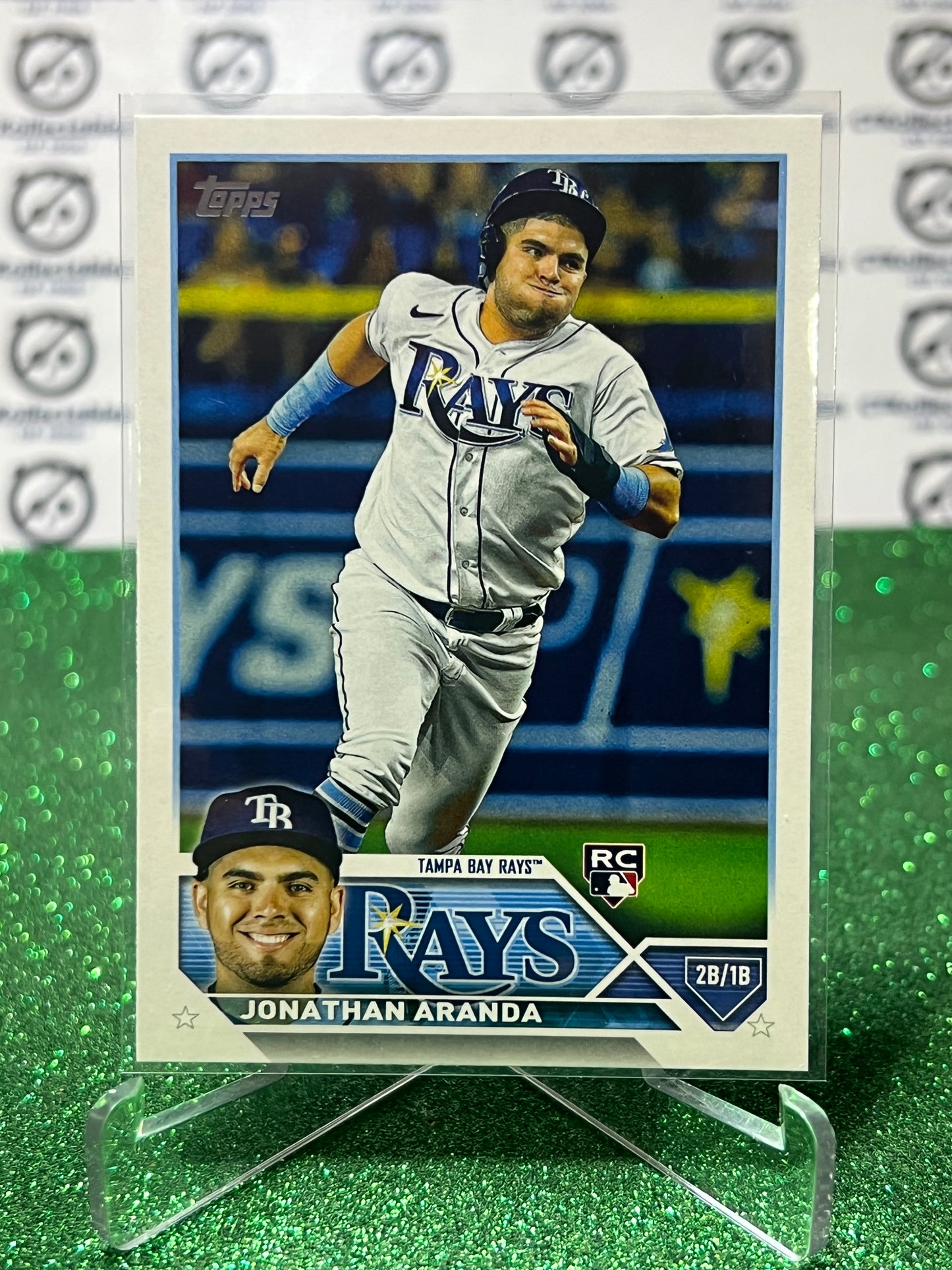 2023 TOPPS JONATHAN ARANDAL # 154 ROOKIE TAMPA BAY RAYS BASEBALL CARD