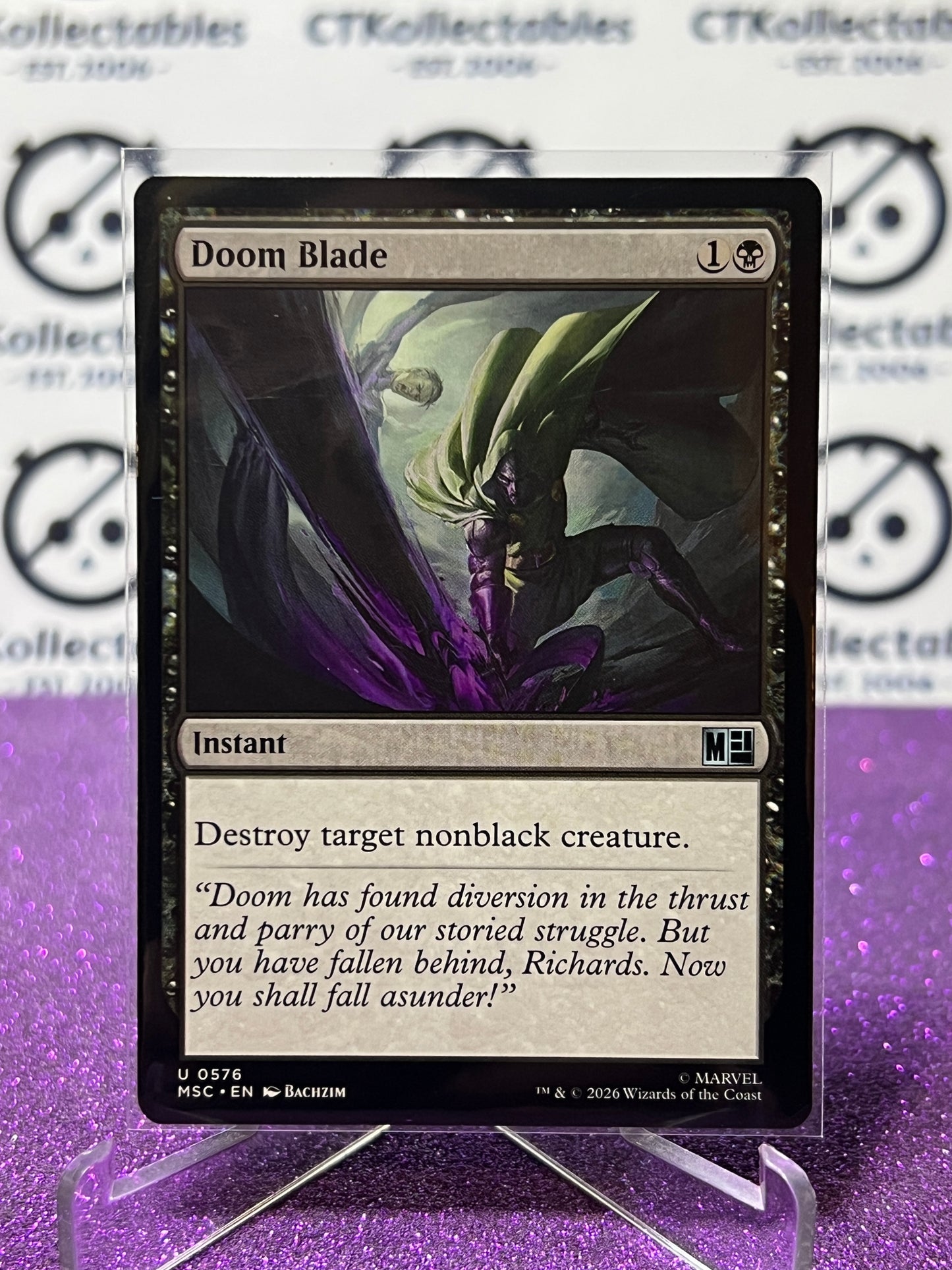 2026 MAGIC THE GATHERING / MARVEL SUPER HEROES DOOM BLADE # U 0576 NON-FOIL TCG  CARD