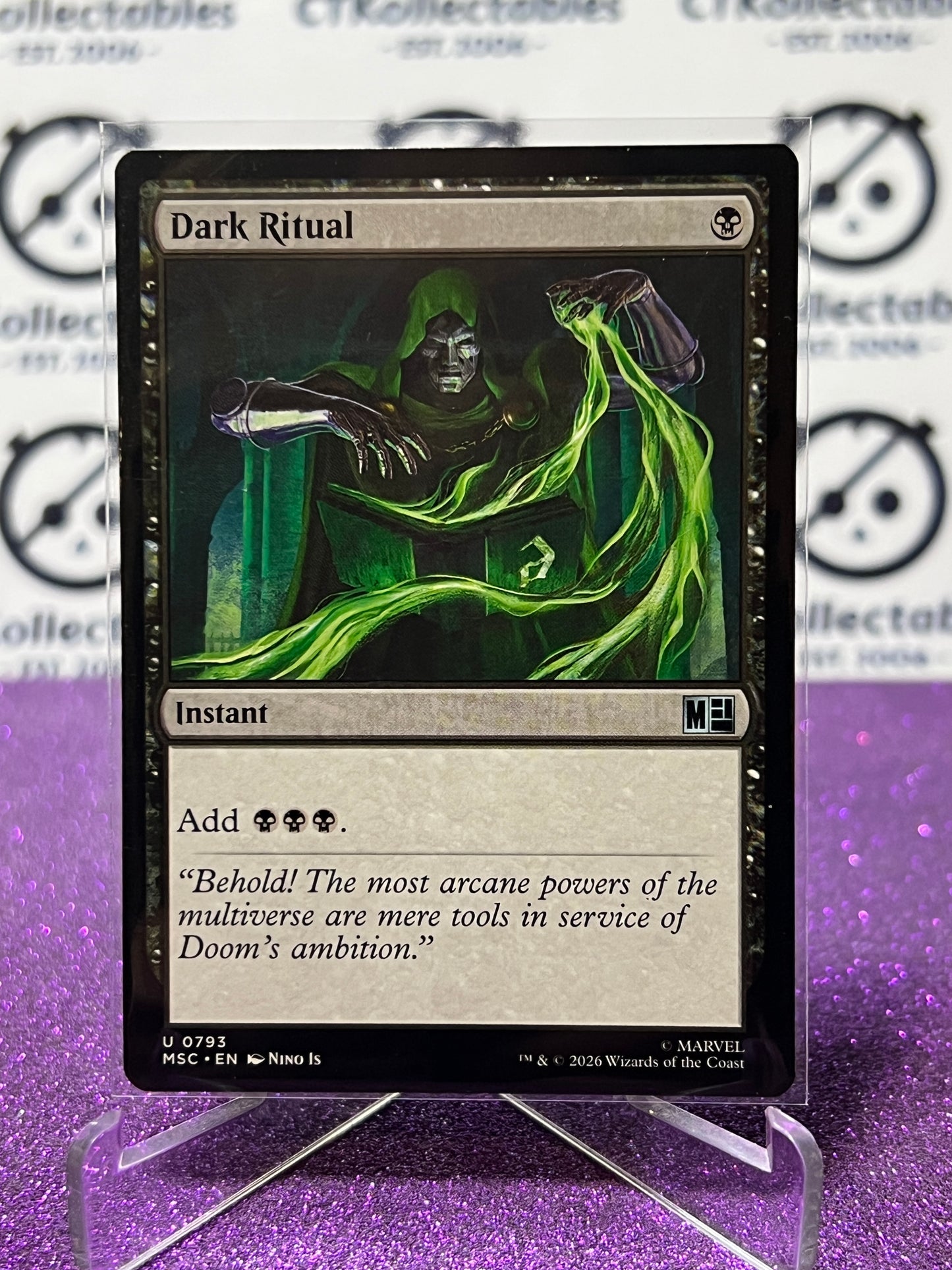 2026 MAGIC THE GATHERING / MARVEL SUPER HEROES DARK RITUAL # U 0793 NON-FOIL TCG  CARD