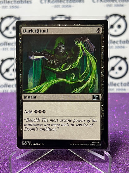 2026 MAGIC THE GATHERING / MARVEL SUPER HEROES DARK RITUAL # U 0793 NON-FOIL TCG  CARD