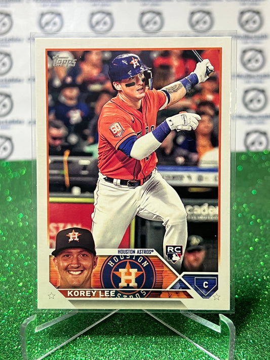 2023 TOPPS KOREY LEE # 90 ROOKIE HOUSTON ASTROS BASEBALL CARD