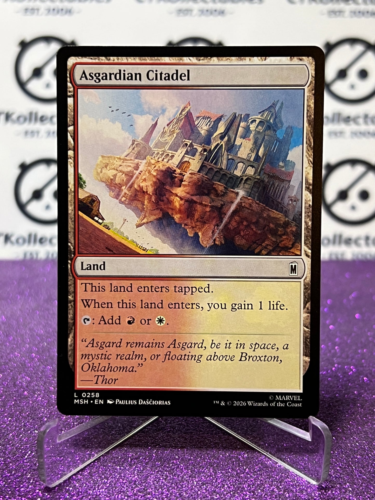 2026 MAGIC THE GATHERING / MARVEL SUPER HEROES ASGARDIAN CITADEL  # L 0258  NON-FOIL CARD