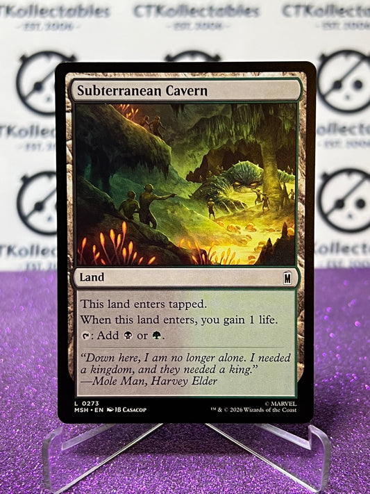 2026 MAGIC THE GATHERING / MARVEL SUPER HEROES SUBTERRANEAN CAVERN  # L 0273  NON-FOIL CARD