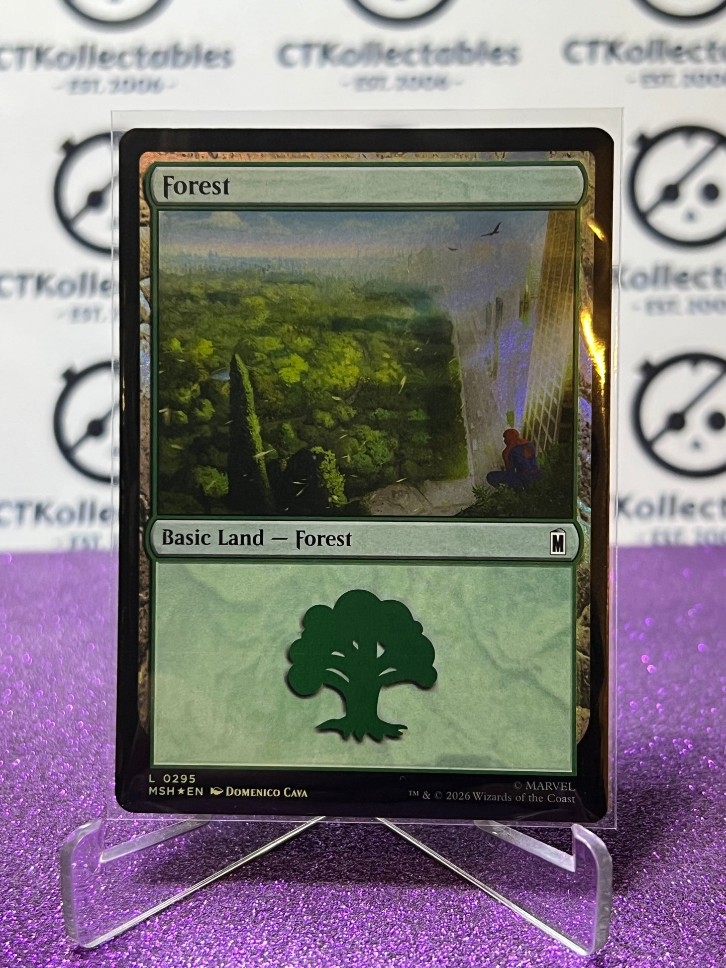 2026 MAGIC THE GATHERING / MARVEL SUPER HEROES FOREST  # L 0295  FOIL CARD