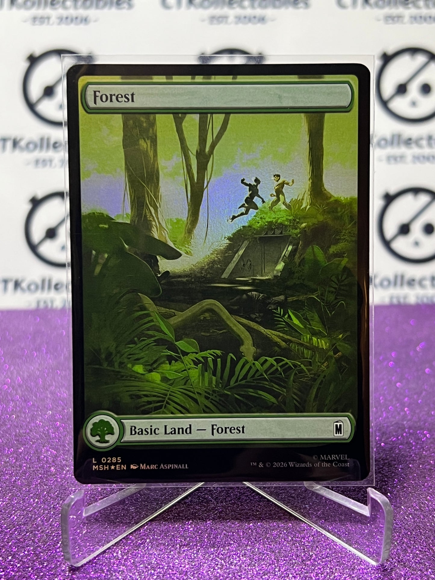 2026 MAGIC THE GATHERING / MARVEL SUPER HEROES FOREST  # L 0285  FOIL CARD