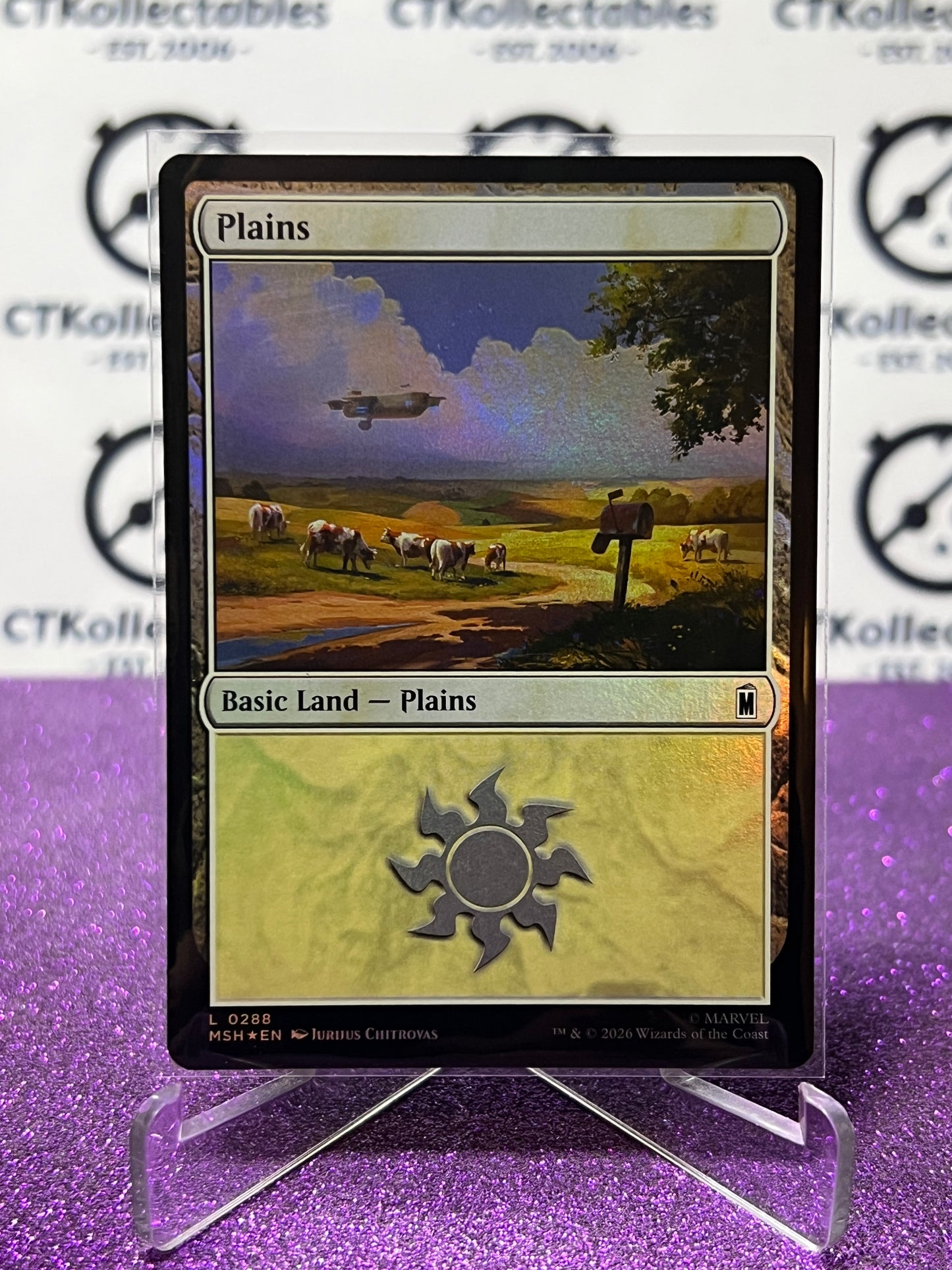 2026 MAGIC THE GATHERING / MARVEL SUPER HEROES PLAINS  # L 0288  FOIL CARD