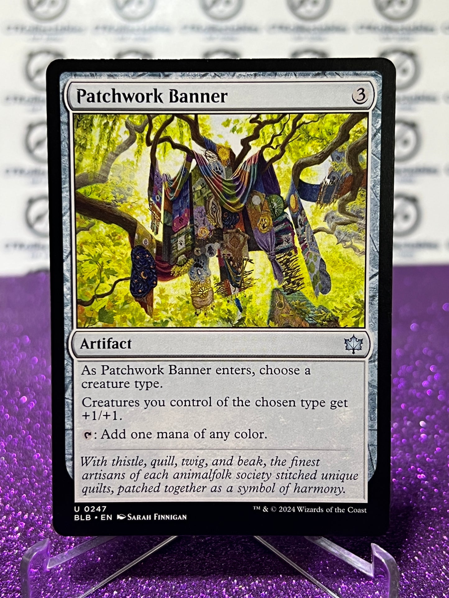 2024 MAGIC THE GATHERING BLOOMBURROW PATCHWORK BANNER # U 0247 NON-FOIL ARTIFACT CARD