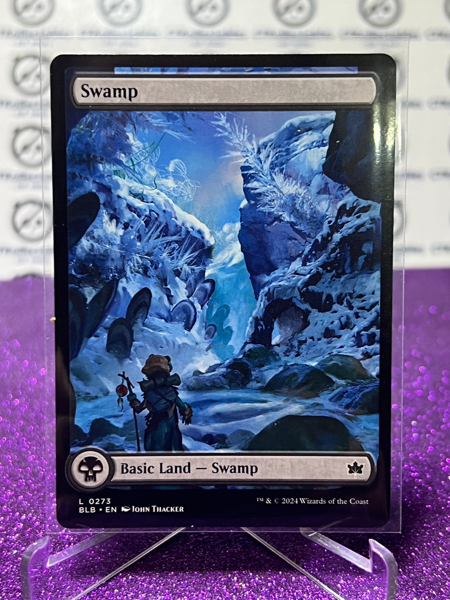 2024 MAGIC THE GATHERING BLOOMBURROW SWAMP # L 0273 NON-FOIL BASIC LAND-SWAMP CARD