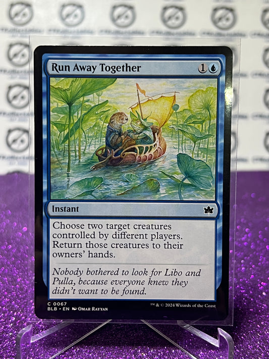 2024 MAGIC THE GATHERING BLOOMBURROW RUN AWAY TOGETHER # C 0067 NON-FOIL INSTANT CARD