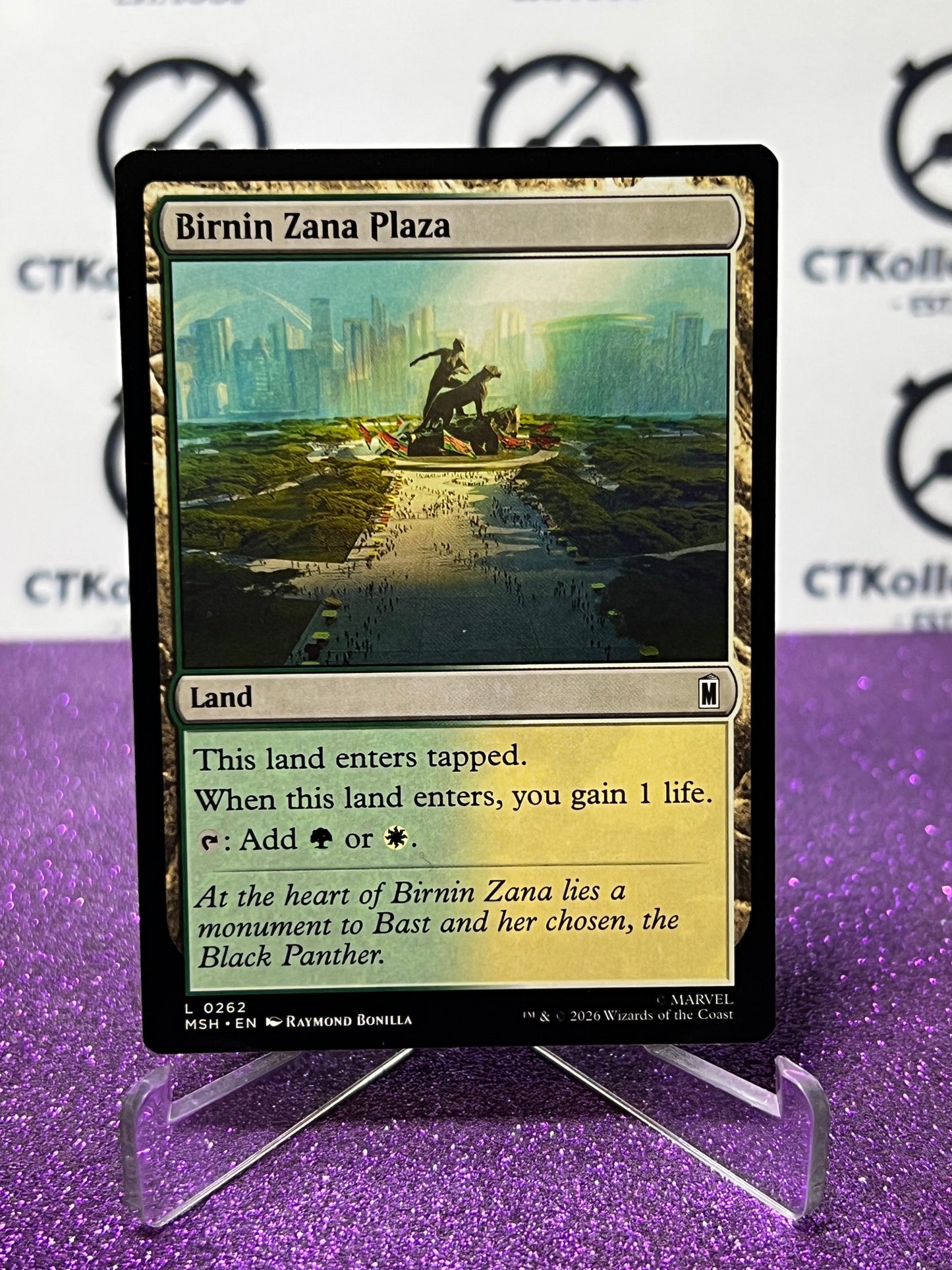 2026 MAGIC THE GATHERING / MARVEL SUPER HEROES BIRNIN ZANA PLAZA  # L 0262 NON-FOIL CARD